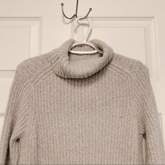 DYNAMITE Knit Dress - Knee Length - GREY XS - Picture 2 of 4